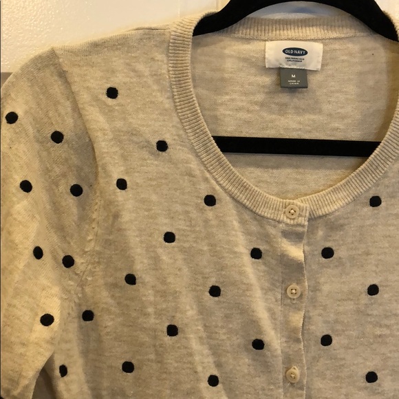 Old Navy polka dot cardigan - Picture 2 of 3